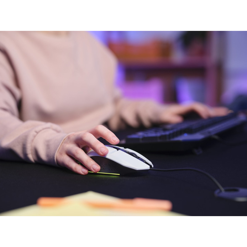 Trust GXT 109W Felox - 6400 DPI optical gaming mouse (white)