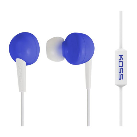 Koss | Headphones | KEB6iB | Wired | In-ear | Microphone | Blue