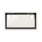 CATA | Hood | GC DUAL A 45 XGWH | Canopy | Energy efficiency class A | Width 45 cm | 820 m /h | Touch control | LED | White glas