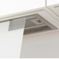 CATA | Hood | GC DUAL A 45 XGWH | Canopy | Energy efficiency class A | Width 45 cm | 820 m /h | Touch control | LED | White glas