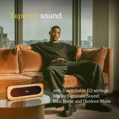 Marley Speaker | Get Together 3 | Bluetooth | Wireless connection | Signature Black