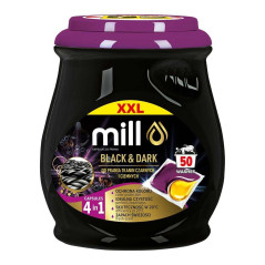 MILL BLACK&DARK laundry capsules, 50 capsules, 3K.S