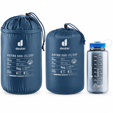Down Sleeping Bag DEUTER Astro 500 -2C/28F, Marine/Ink, Blue