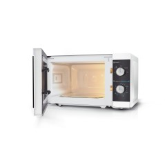 Sharp | Microwave Oven | YC-MS01E-W | Free standing | 800 W | White