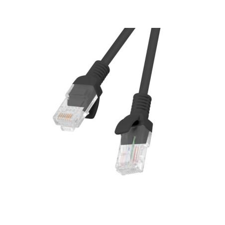 Lanberg Patchcord RJ45, cat. 6, UTP, 10m, black