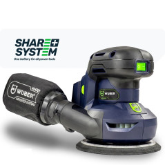 W04301 WUBER 125mm cordless orbital sander