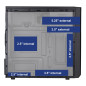 Akyga AK17BK computer case Micro Tower Black