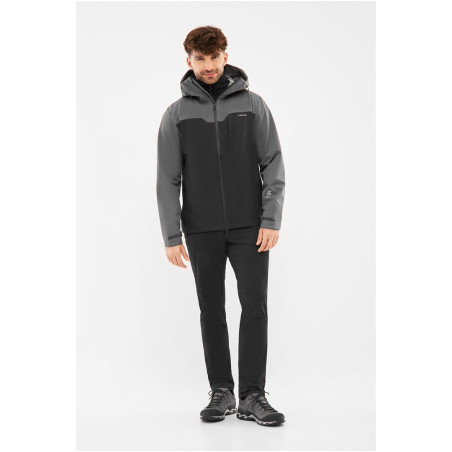 Men's VIKING Ravelo 3 in 1 Man Hardshell Jacket with PrimaLoft Midlayer, Black/Grey, M
