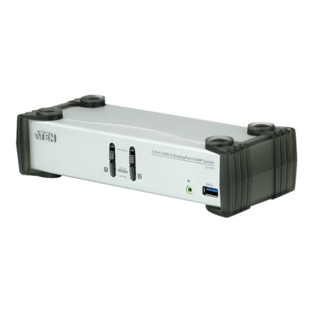 Aten CS1912 2-Port USB 3.0 DisplayPort KVMP Switch (Cables included) | Aten | 2-Port USB 3.0 DisplayPort KVMP Switch (Cables inc