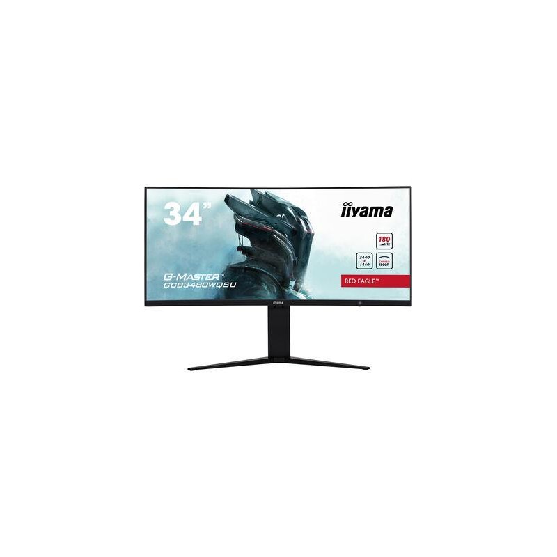 LCD Monitor|IIYAMA|34"|Gaming/Curved/21 : 9|Panel VA|3440x1440|21:9|180Hz|Matte|0.4 ms|Speakers|Height adjustable|Tilt|Colour Bl