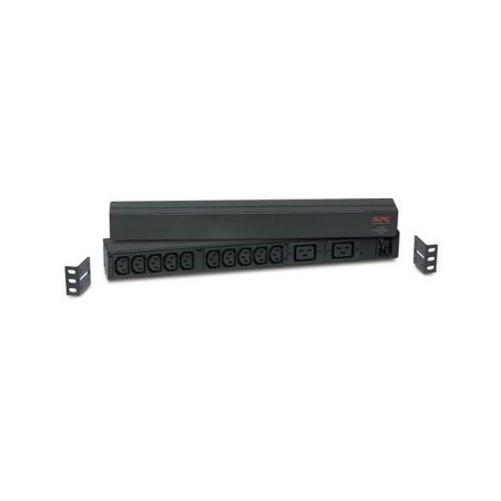 APC RACK PDU,BASIC, 1U, 16A,208&230V, (10)C13 & (2)C19