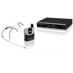 SENNHEISER SL HEADMIC SET DW-3-EU R, HEADMIC SET, INCLUDES HEADMIC 1, STAT. RECEIVER AND POWER PACK, BODYPACK TRANSMITTER, GA 4,