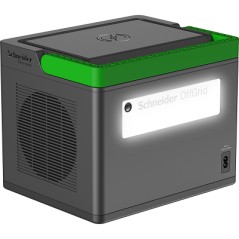 Schneider OffGrid Portable Power Station 730, 738Wh Lithium-ion, LCD, 2 CEE 7/3 Schuko outlets, Sinewave, 3 USB-A, 2 USB-C, Wire