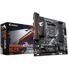 Gigabyte | B550M AORUS ELITE 1.0 | Processor family AMD | Processor socket AM4 | DDR4 DIMM | Memory slots 4 | Number of SATA con