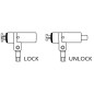 Techly Notebook Security Padlock with Key for Nano Slot