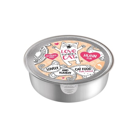 LOVE IS WHERE A CAT IS Chicken - wet cat food - 85g