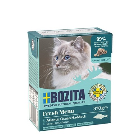 BOZITA Fresh Menu Haddock in jelly - wet cat food - 370g