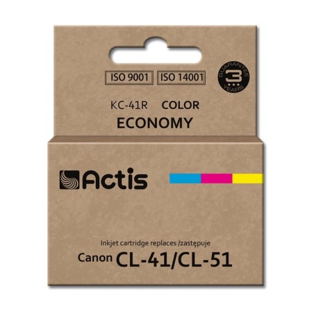 Actis KC-41R Ink (replacement for Canon CL-41/CL-51 Standard 18 ml color: cyan, magenta, yellow)