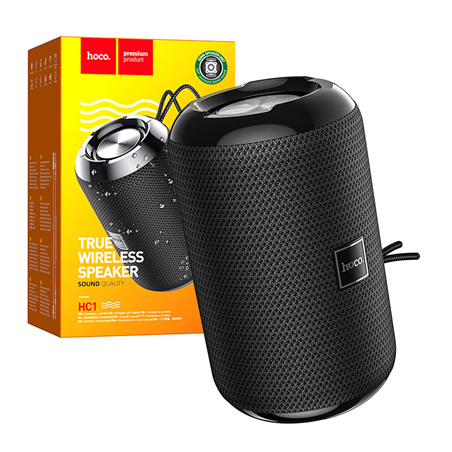 HOCO HC1 Trendy Portable speaker Blutooth/ FM/ TF card/ USB memory stick/ AUX 5 W Black