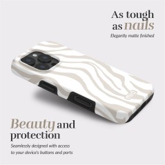 MIO Sandy Zebra Magsafe Case Compatible for iPhone 16 Pro Max
