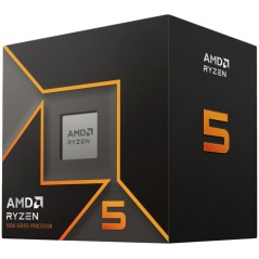 AMD CPU Desktop Ryzen 5 6/12T 9600 (5.2GHz,38MB,65W,AM5) box, with Wraith Stealth Cooler and Radeon Graphics