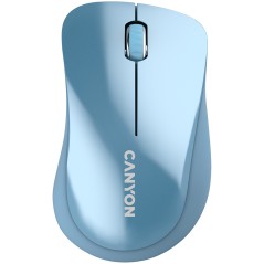 CANYON MW-11, 2.4 GHz Wireless mouse ,with 3 buttons, DPI 1200, Battery:AAA*2pcs ,Blue67*109*38mm 0.063kg