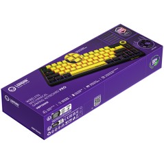 LORGAR KBP70MW, Wireless 65% Mechanical Gaming Keyboard Pro, Black/yellow, EN layout