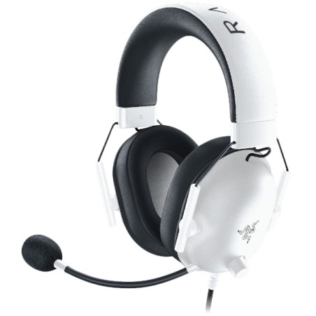Razer BlackShark V2 X - White, 12 Hz 28 KHz Frequency Response, 32 (1 kHz) Impedance, Razer TriForce Driver, Breathable memory f