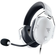 Razer BlackShark V2 X - White, 12 Hz 28 KHz Frequency Response, 32 (1 kHz) Impedance, Razer TriForce Driver, Breathable memory f