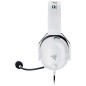 Razer BlackShark V2 X - White, 12 Hz 28 KHz Frequency Response, 32 (1 kHz) Impedance, Razer TriForce Driver, Breathable memory f