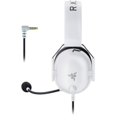 Razer BlackShark V2 X - White, 12 Hz 28 KHz Frequency Response, 32 (1 kHz) Impedance, Razer TriForce Driver, Breathable memory f