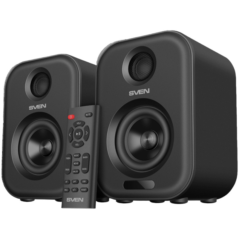 SVEN MC-5 kompiuterinės kolonėlės 2.0 50 W RMS, Bluetooth, optinė įvestis, USB, pilka