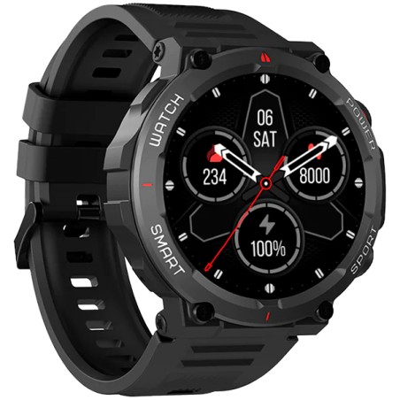 Blackview W50 Black, 1.39-inch HD LCD 360x360, 370mAh Battery, 24-hour SpO2 Detection + Heart Rate Monitoring, Calls and SMS not