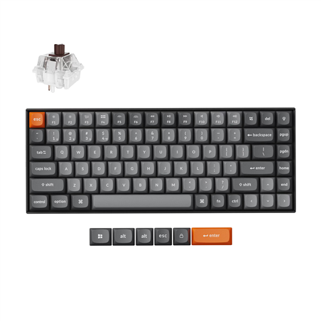 Keychron K5 Max RGB - US Layout - Hot-Swappable Low Profile Gateron Red Wireless Keyboard