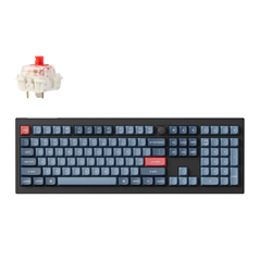 Keychron V6 Max RGB - US Layout - Hot-Swappable Gateron Jupiter Red Wireless Keyboard