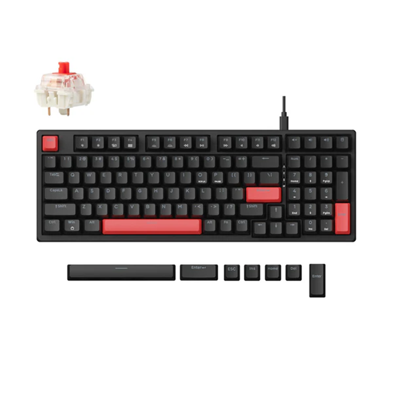 Lemokey X5 - US Layout - Red Switch Keyboard