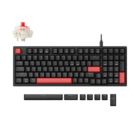Lemokey X5 - US Layout - Red Switch Keyboard