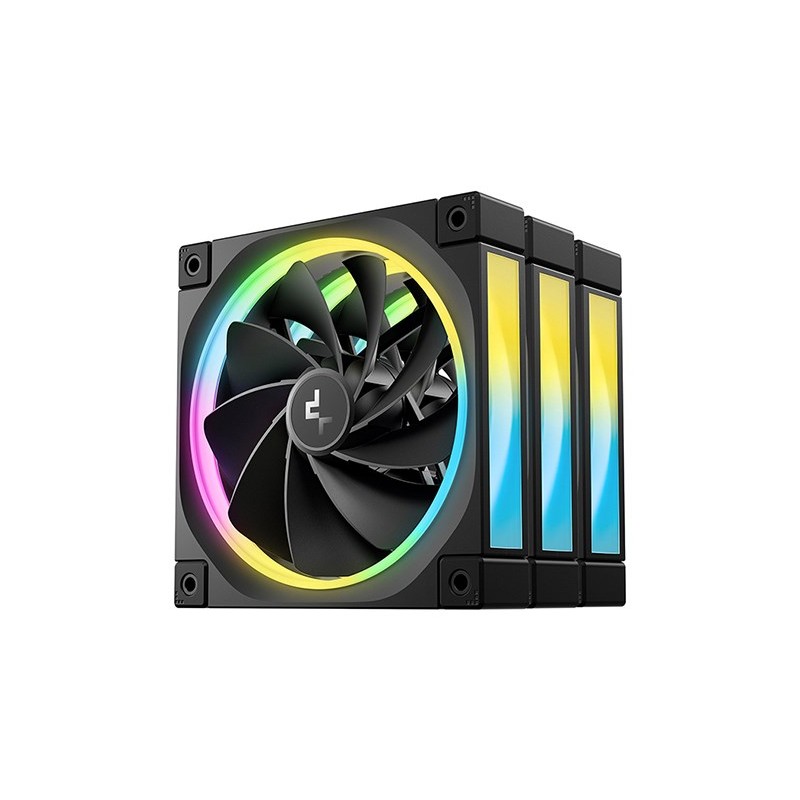DeepCool FL12R-3 IN 1 Computer case Fan 12 cm Black 3 pc(s)