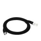 Alantec KKU5CZA3 networking cable Black 3 m Cat5e U/UTP (UTP)