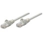 Intellinet Network Patch Cable, Cat6, 0.5m, Grey, CCA, U/UTP, PVC, RJ45, Gold Plated Contacts, Snagless, Booted, Lifetime Warran