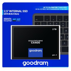 Goodram CX400 SSDPR-CX400-02T-G2 2 TB 2.5" Serial ATA III 3D NAND