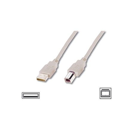 Logilink | USB 2.0 connection cable | USB-A to USB-B USB A male | USB B male
