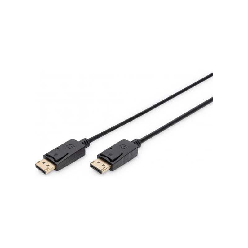 Digitus | DisplayPort Connection Cable | Black | DP male | DP male | DP to DP | 1 m