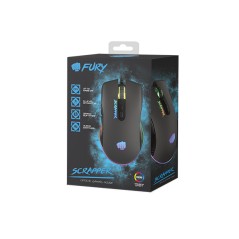 Fury | Gaming Mouse | Fury Scrapper | Wired | Optical | Gaming Mouse | Black | Yes