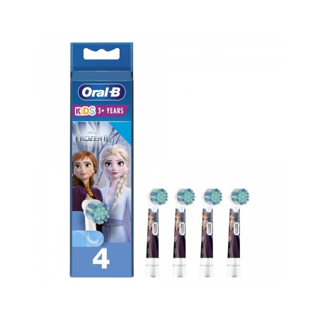 Oral-B | Toothbrush replacement | EB10 4 Frozen II | Heads | For kids | Number of brush heads included 4 | Number of teeth brush