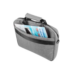Natec Laptop Bag, Mustela, 15.6", Grey | Natec | Mustela | Fits up to size 15.6 " | Toploading laptop case | Grey | Shoulder str