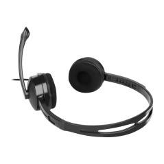 Natec | Headset | Canary Go | Wired | On-Ear | Microphone | Noise canceling | Black