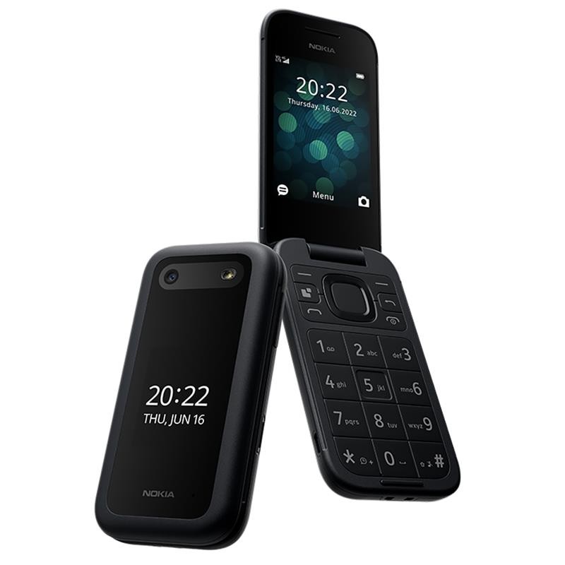 Nokia | 2660 Flip | Yes | Unisoc | Black | 2.8 " | TFT LCD | 0 GB | Dual SIM | Nano-SIM | Bluetooth | 4.2 | Main camera resoluti