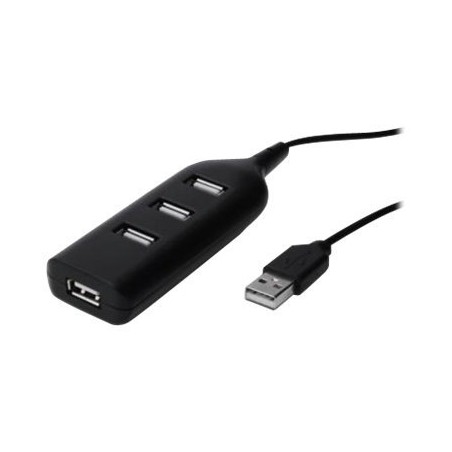 Digitus | USB 2.0 Hub, 4-Port, Bus Powered 4 X USB A/F AT Connected Cable | AB-50001-1 | USB 2.0 Hub