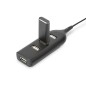 Digitus | USB 2.0 Hub, 4-Port, Bus Powered 4 X USB A/F AT Connected Cable | AB-50001-1 | USB 2.0 Hub